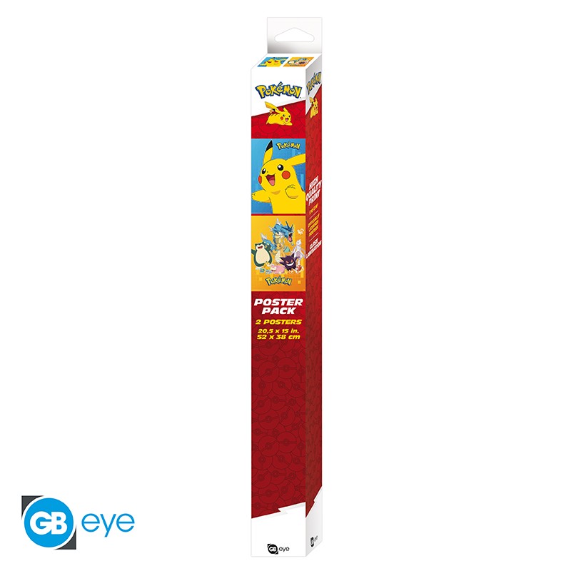 Pokemon Poster 2 Pack 52x38cm