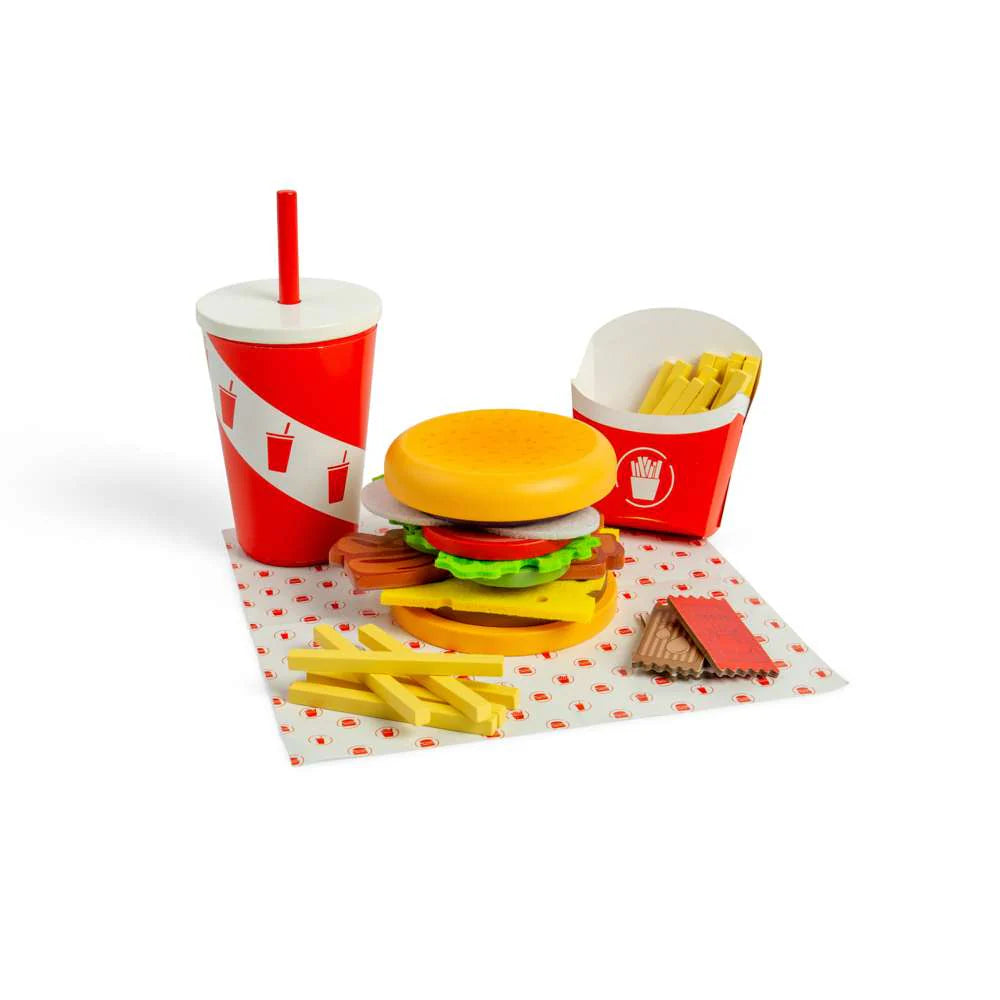 Bigjig Burger and Fries Set