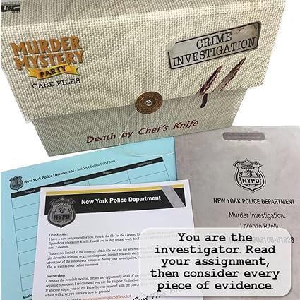 Murder Mystery Case: Death by Chef Knife