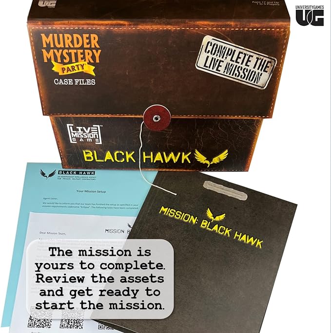 Murder Mystery Case: Mission Black Hawk