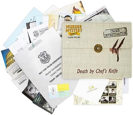 Murder Mystery Case: Death by Chef Knife