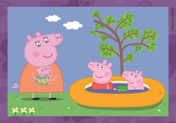 Clementoni Peppa Pig 4 in 1 Puzzle
