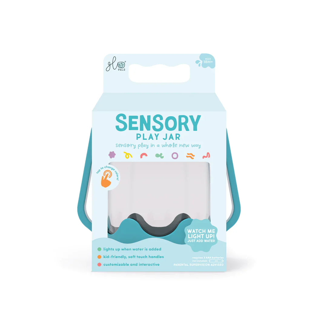 Glo Pals Light Up Sensory Jar - Blue