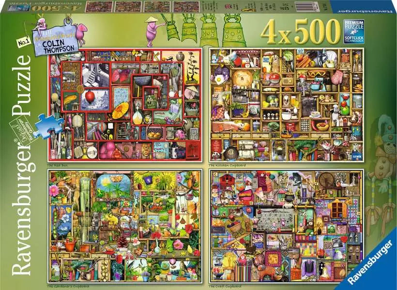 The Wonderful World of Colin Thompson 4x500 Piece Jigsaws