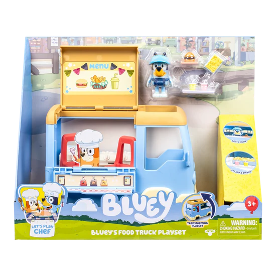Bluey Lets Play Chef Playset - Food Truck