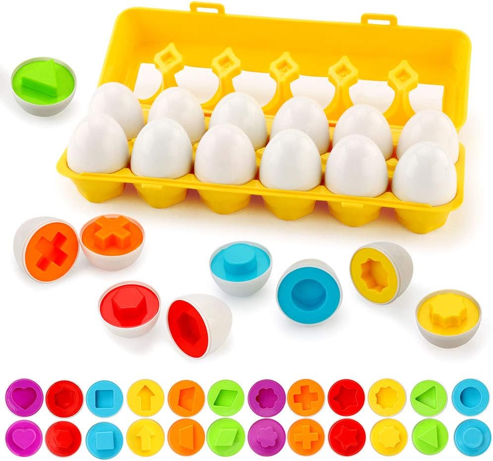 Egg Shape Sorter 12 Piece Set