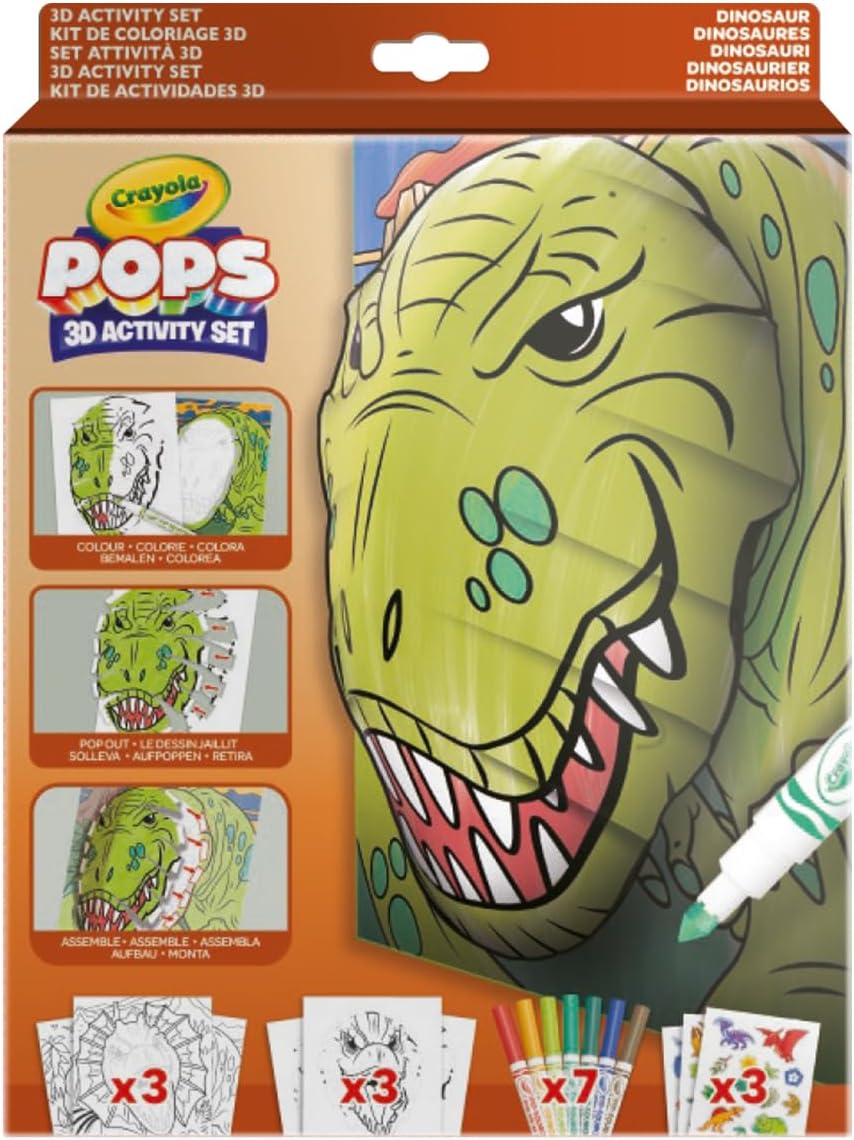 Crayola Pops 3D Dinosaur Activity Set