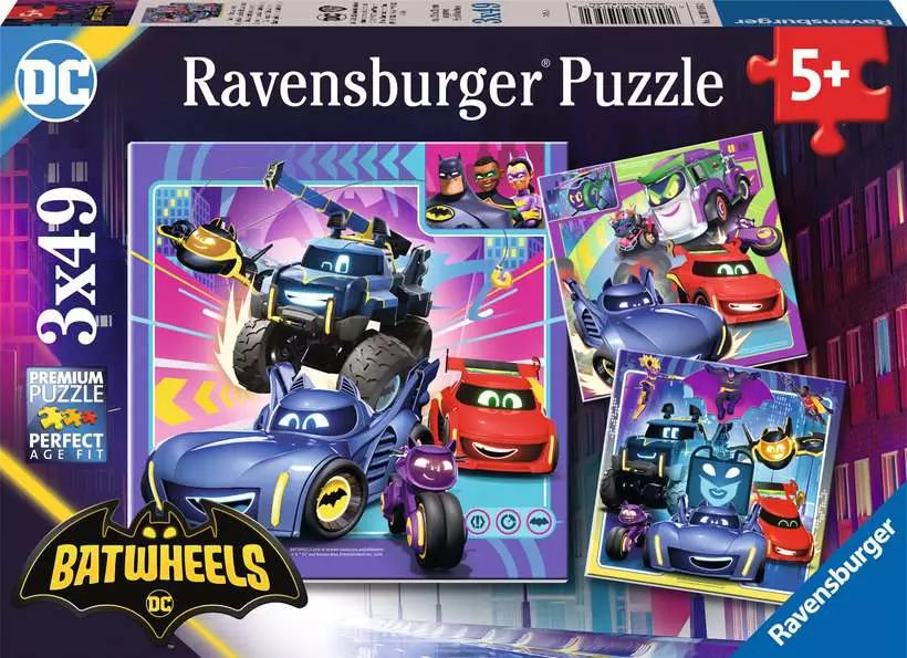 Batwheels 3x49 Piece Jigsaw
