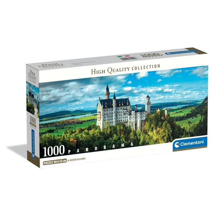 Clementoni Neuschwanstein Castle Panorama 1000 Piece Jigsaw Puzzle
