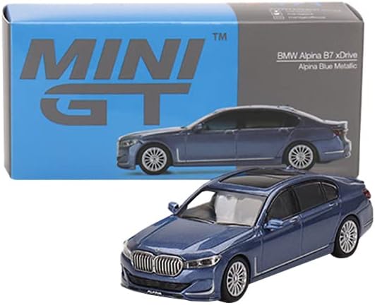 Mini GT BMW Alpina B7 xDrive Blue 1:64 Die Cast