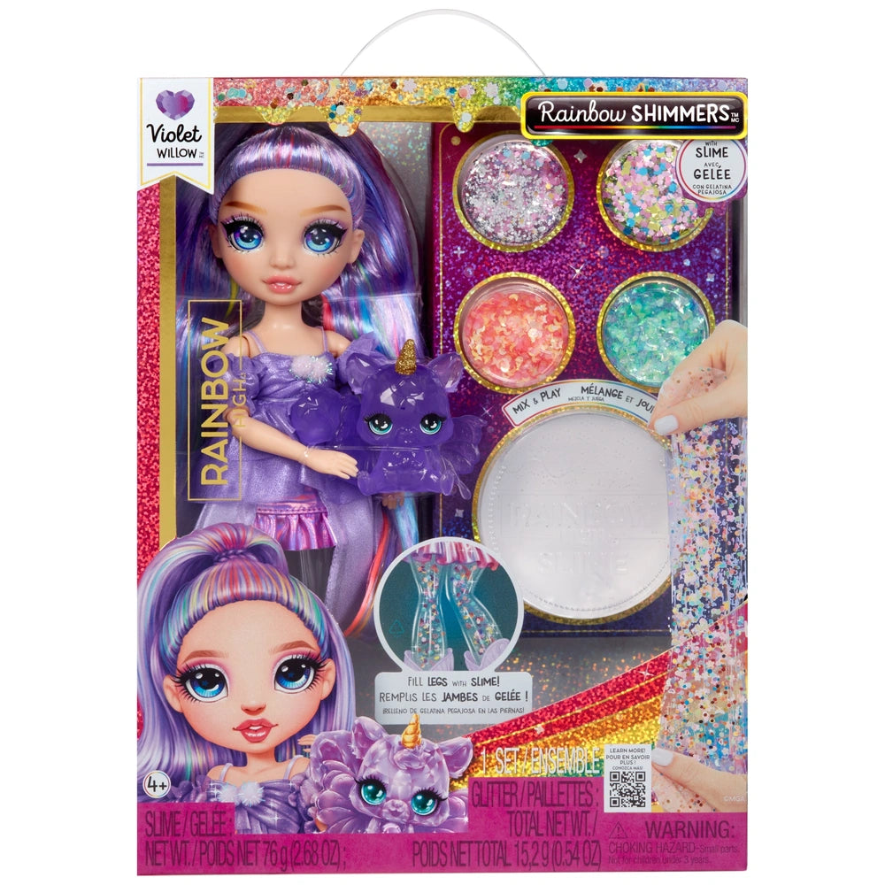 Rainbow High Shimmers with Slime Violet Willow