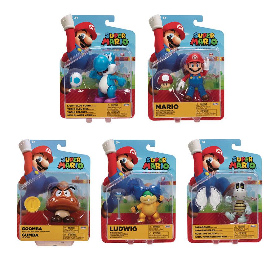 Super Mario 4" Figure Assorted Wave 27