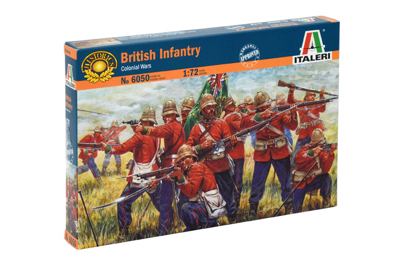 Italeri Zulu War- British Infantry 1:72 Scale Model Figures