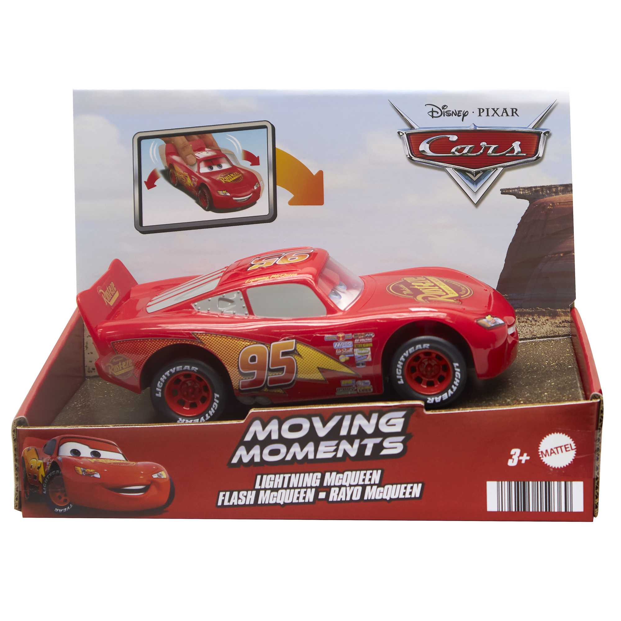 Disney Pixar Cars Moving Moments Lightning McQueen