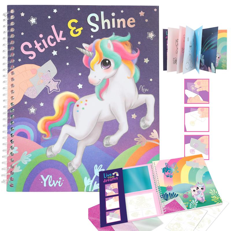 Ylvi Colouring Book Stick & Shine