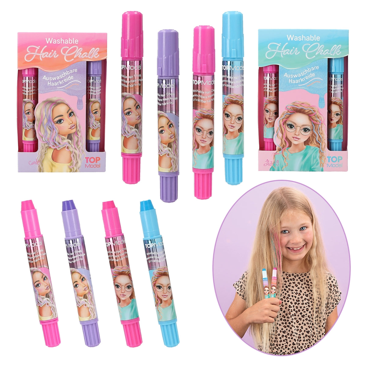 TOPModel Hair Chalk Pens Beauty & Me