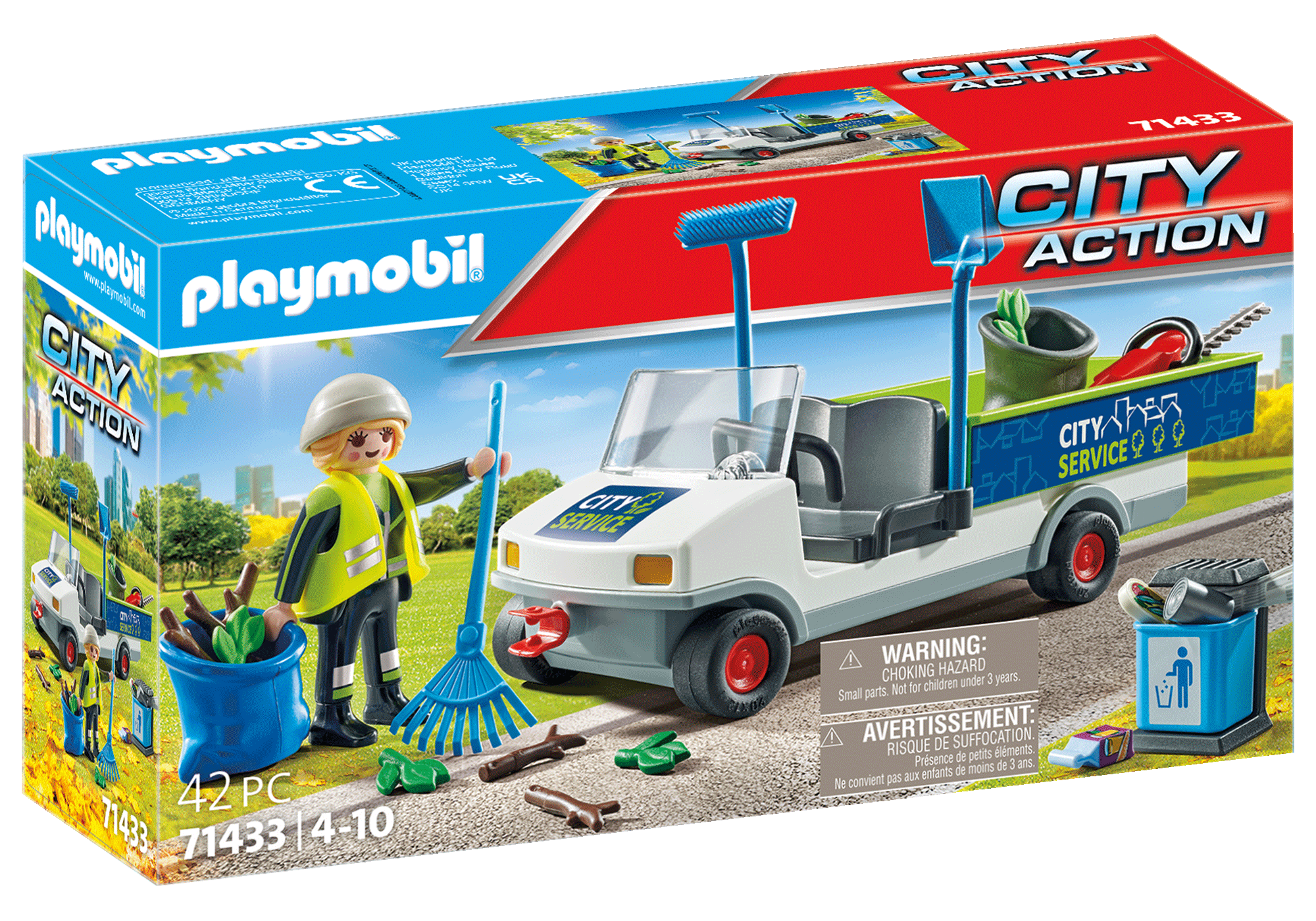 Playmobil Street Cleaner with e-Vehicle