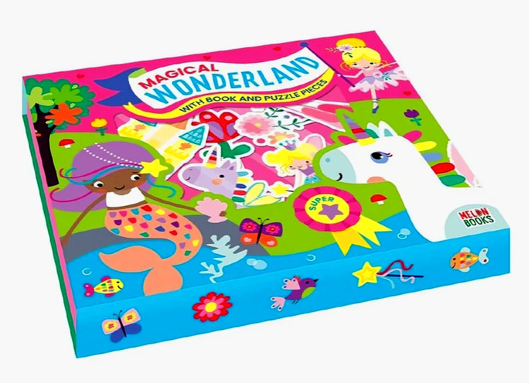 Magic Wonderland Book with Puzzle Pieces