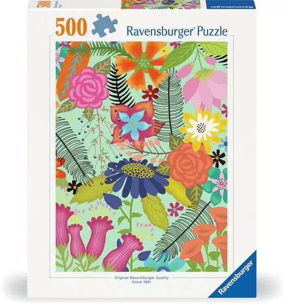 Flower Jungle 500 Piece Jigsaw Puzzle