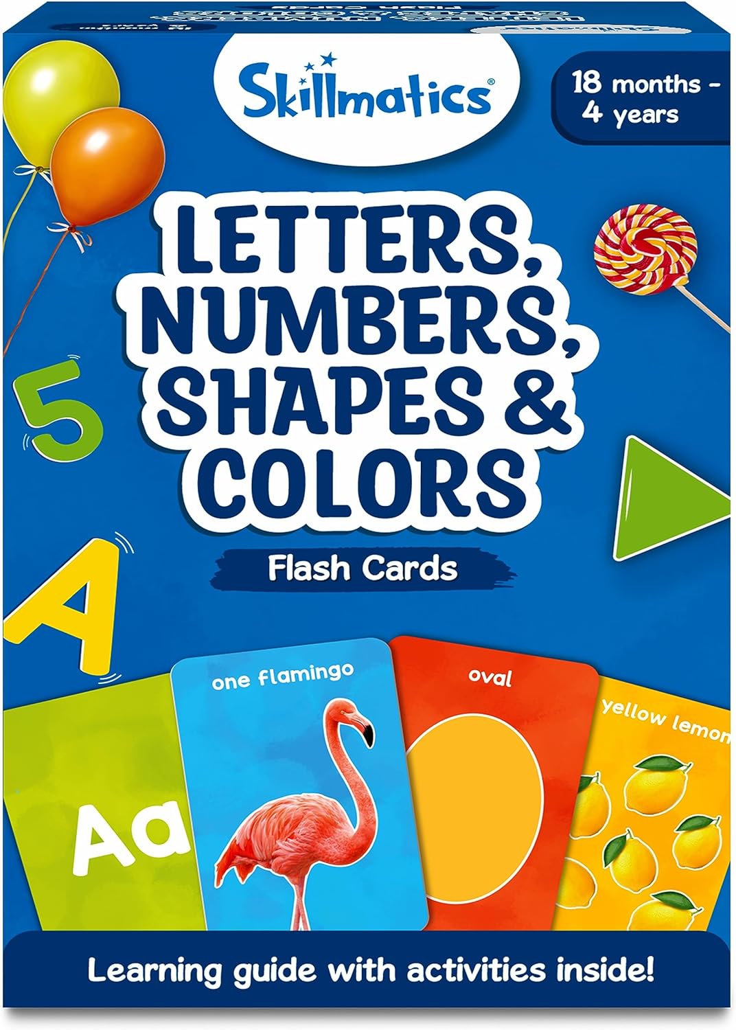 Skillmatics Flash Cards Letters Numbers Shapes