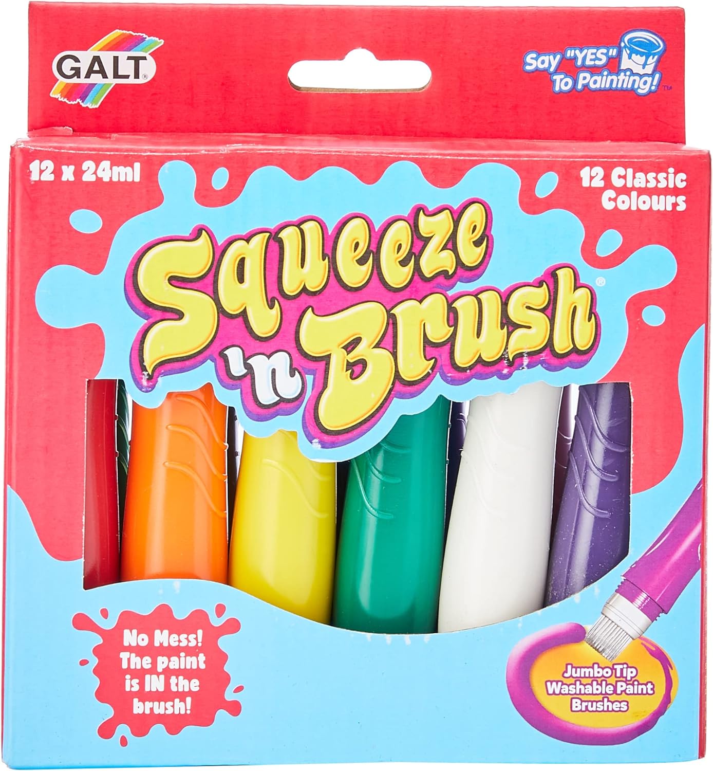 Galt Squeeze & Brush 5 Classic Colours