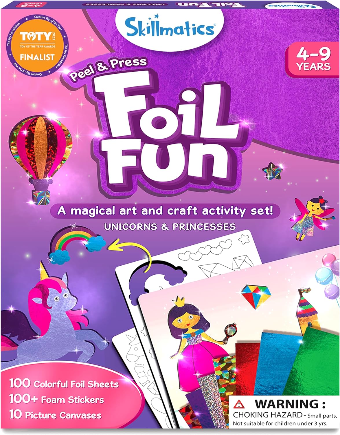 Skillmatics Foil Fun Unicorns & Princesses