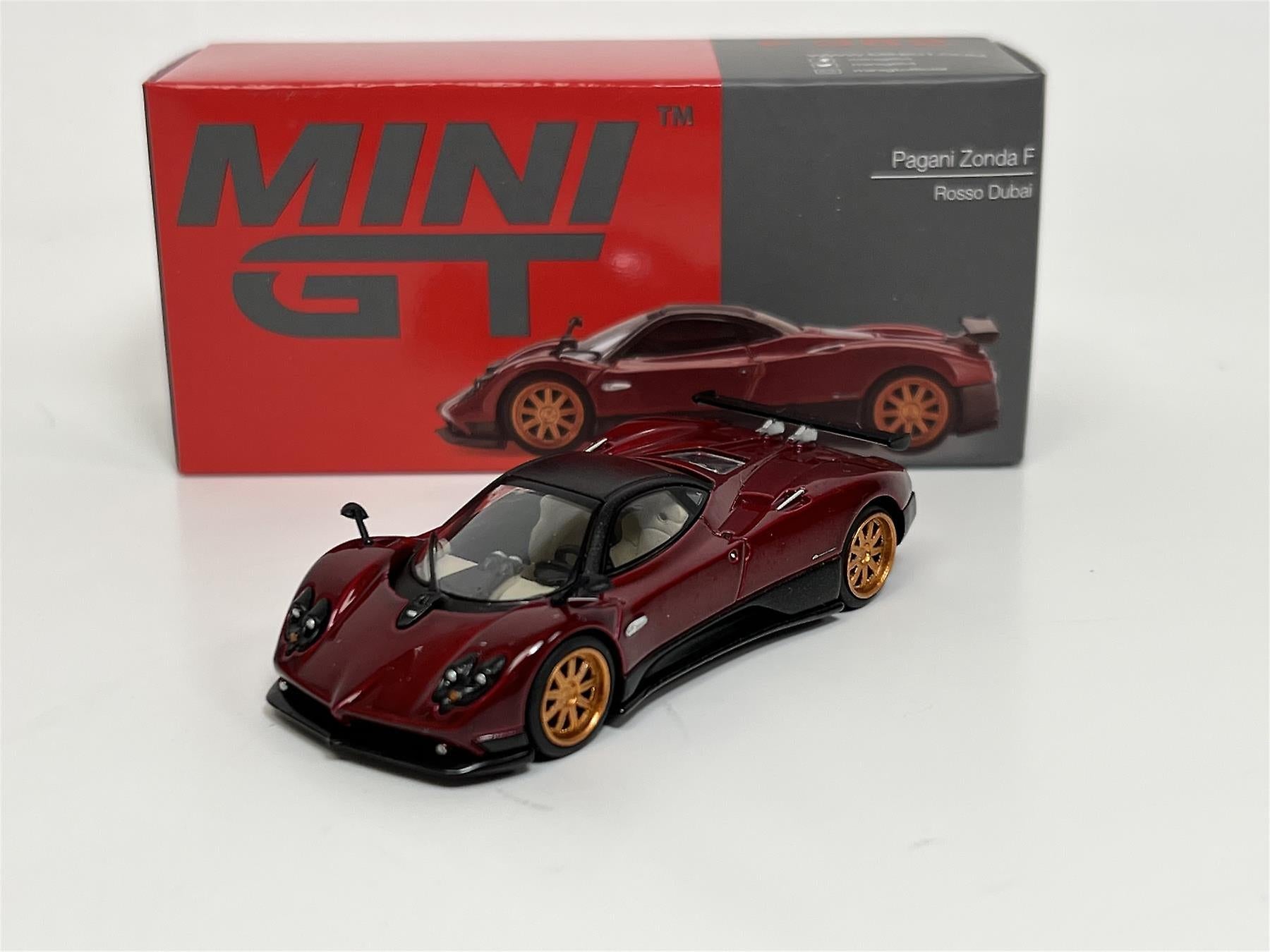 Mini GT Pagani Zonda F Rosso Dubai 1:64 Die Cast