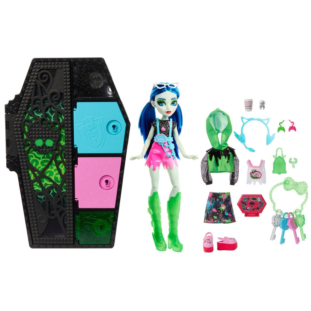 Monster High Neon Frights Ghoulia Yelps