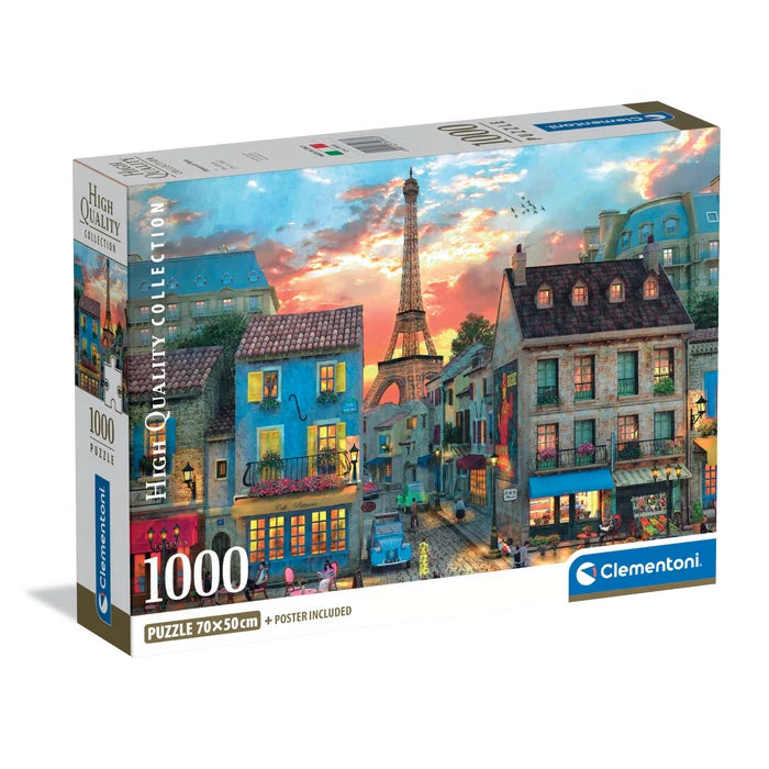 Clementoni Streets of Paris 1000 Piece Jigsaw