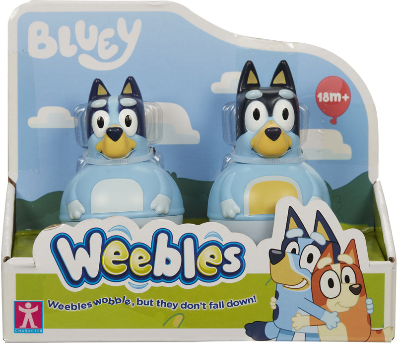 Bluey Weebles 2 Figure Pack Assorted