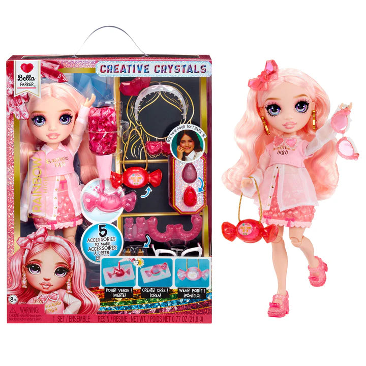 Rainbow High Creative Crystals Bella Parker Doll