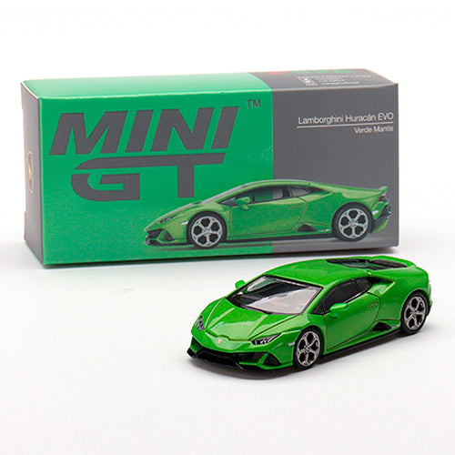 Mini GT Lamborghini Huracan Evo Verde1:64 Die Cast
