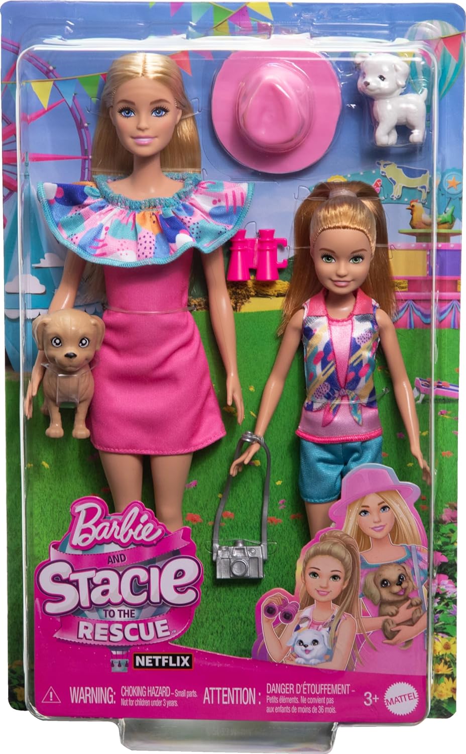 Barbie and Stacie to the Rescue Doll and Playset