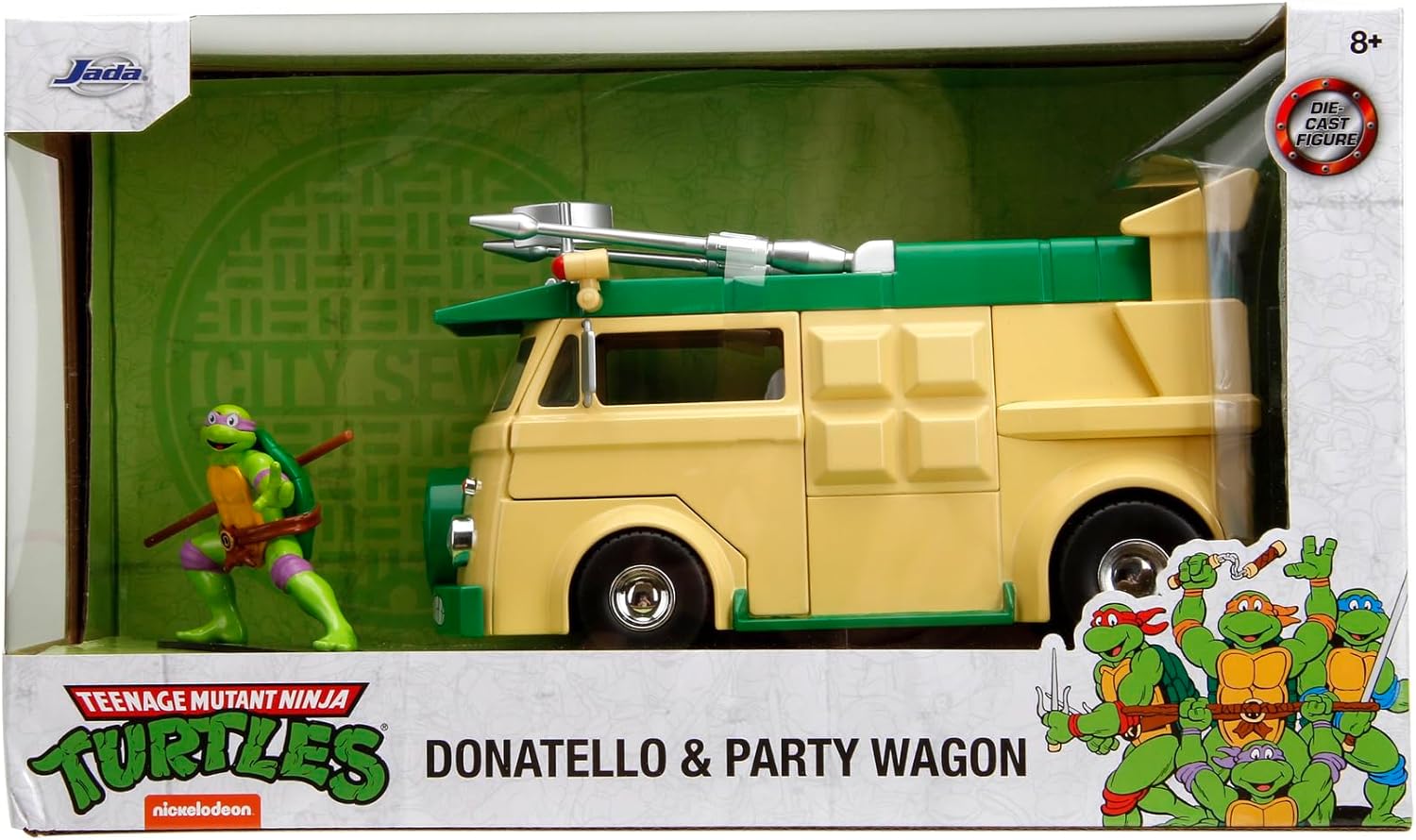 Teenage Mutant Ninja Turtles Party Wagon 1:24