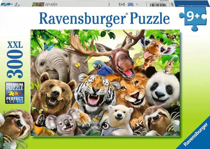 Exotic Animals Selfie XXL 300 Piece Jigsaw