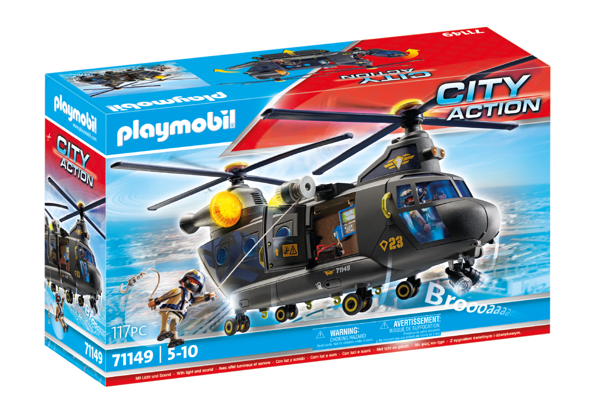 Playmobil City Action Tactical Rescue Aircraft