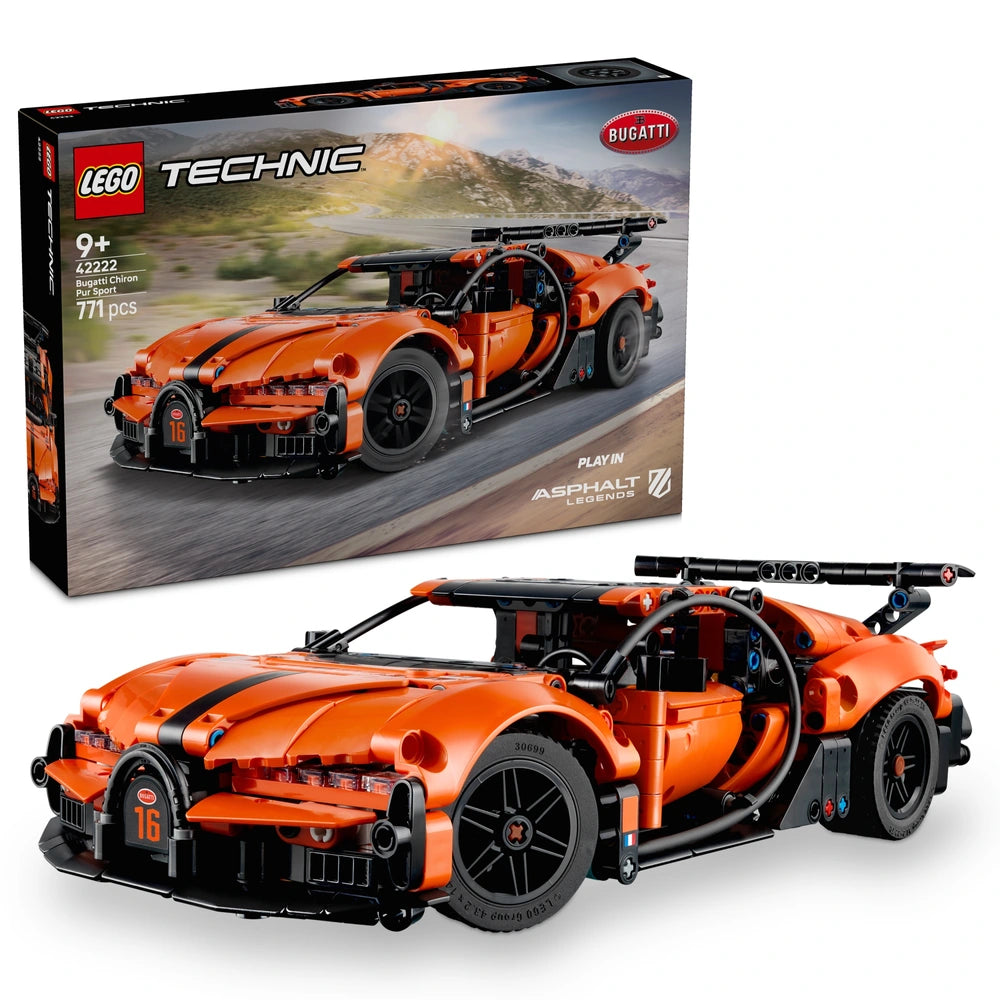 Lego 42222 Bugatti Chiron Pur Sport Hypercar