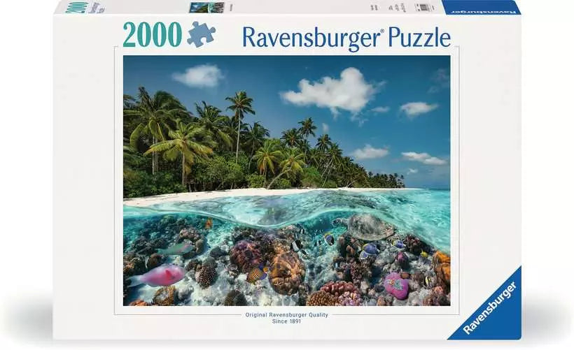 A Dive in the Maldives 2000 Piece Jigsaw