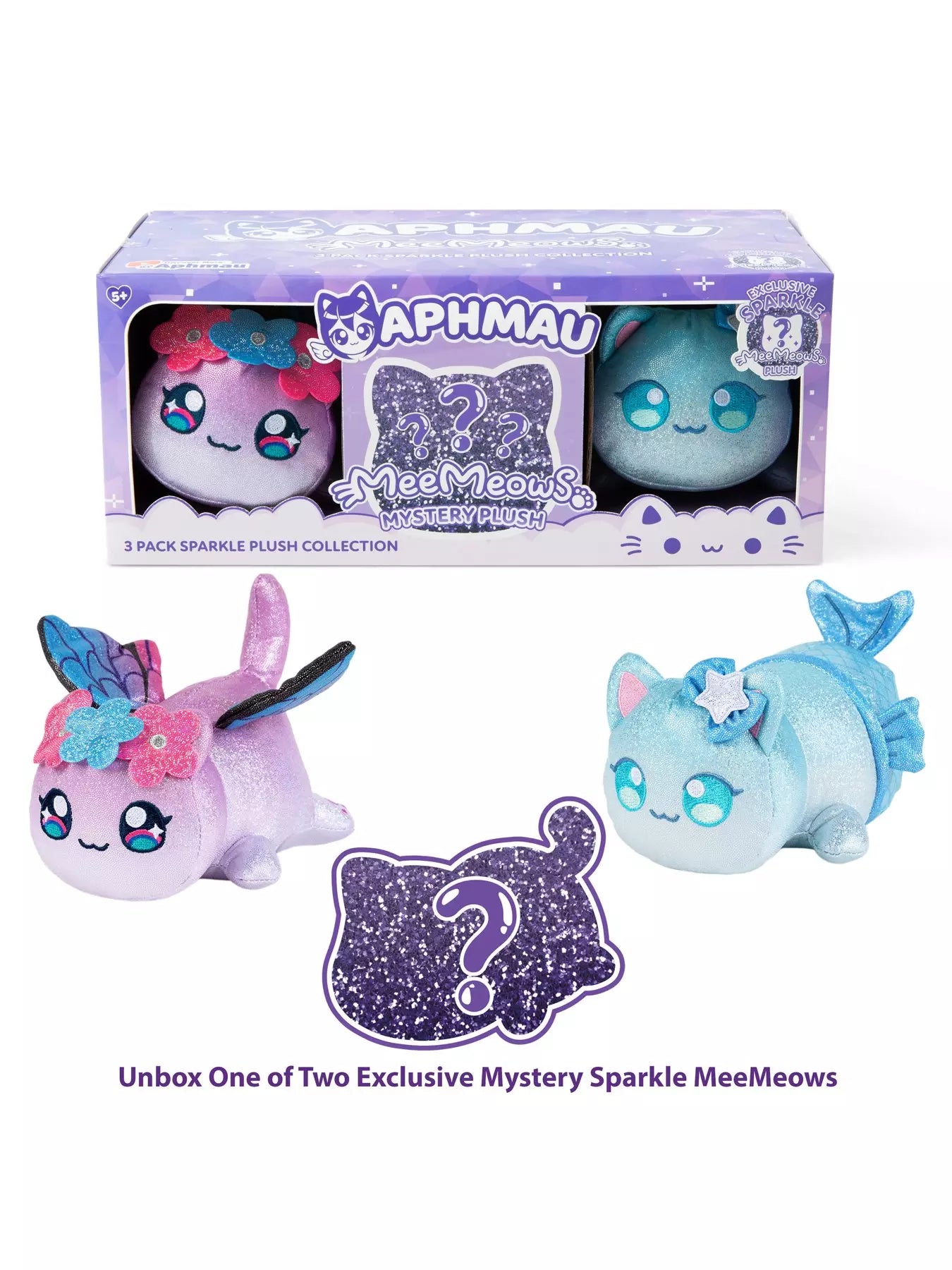 Aphmau MeeMeow 6" Plush Sparkle Plush Collection