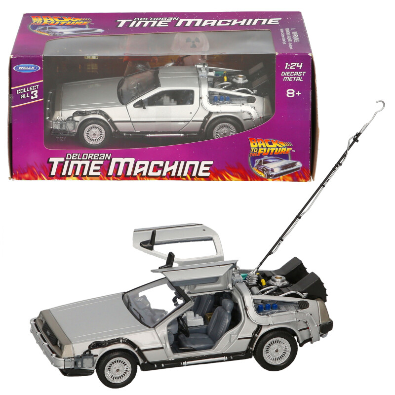 DeLorean Back to the Future 1 1:24 Scale Die Cast