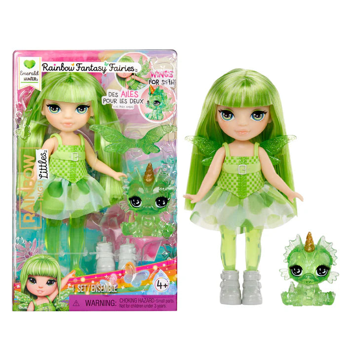 Rainbow Fantasy Fairies Emerald Hunter Doll