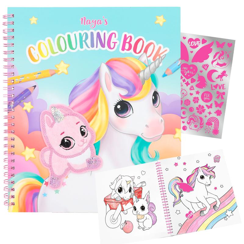 Ylvi Colouring Book with Unicorn