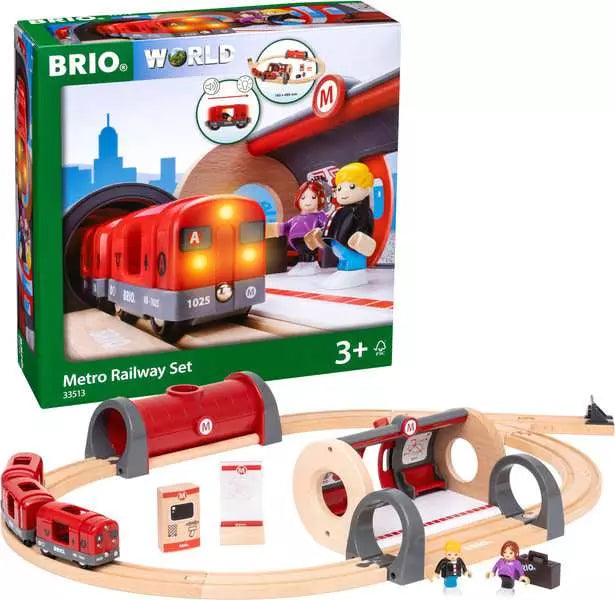 Brio Metro Railway Set
