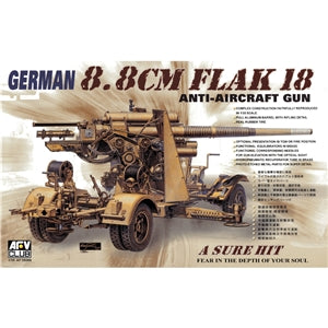 German 88mm Flak 18 1:35 Scale Model Kit
