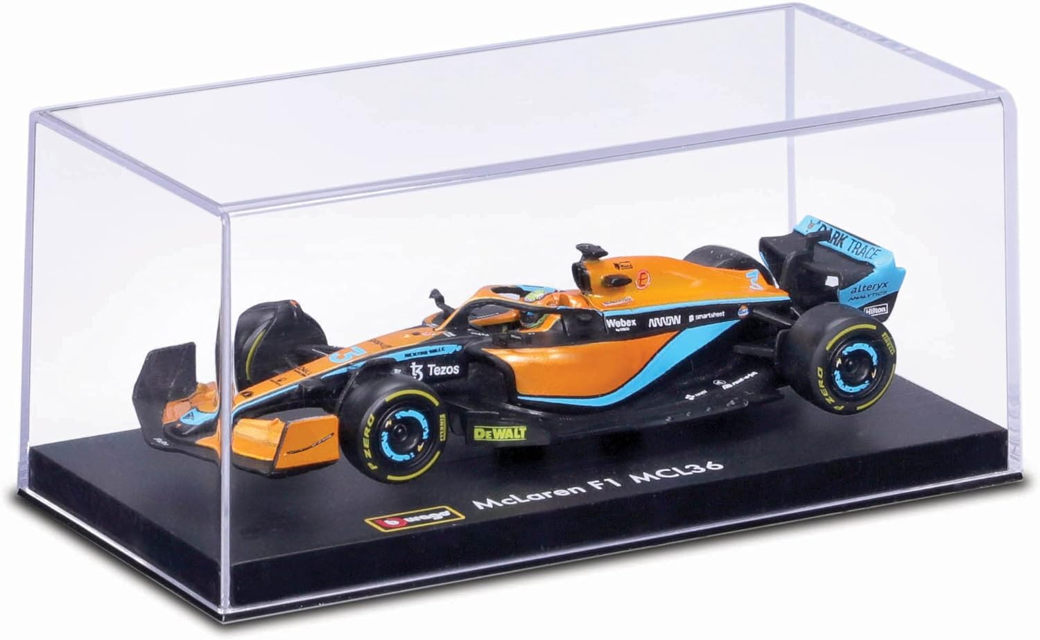 Burago McLaren F1 MCL 36 2022 Norris 1:43 Scale