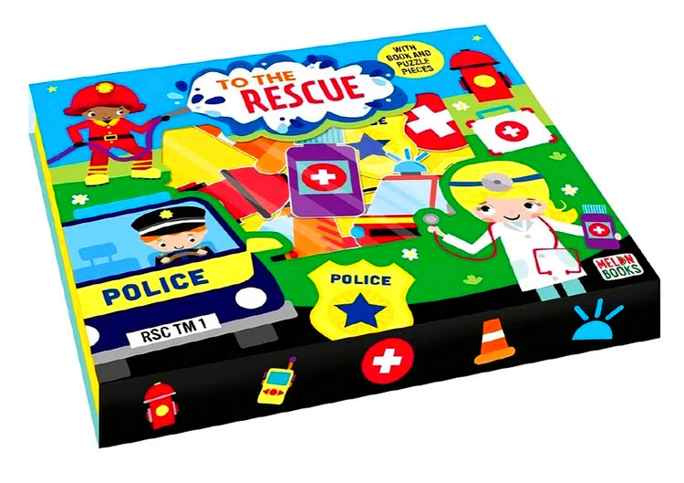 To The Rescue Book with Puzzle Pieces