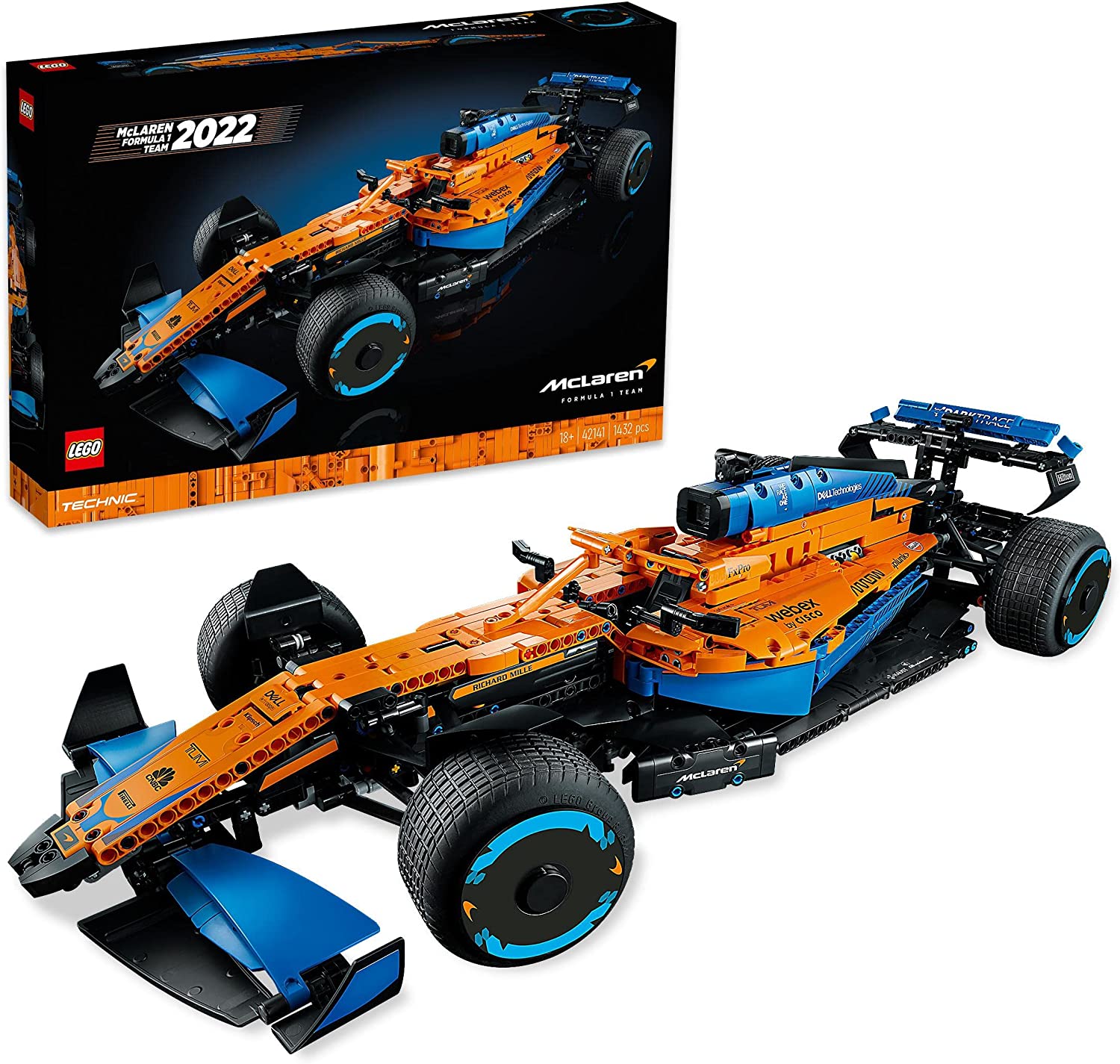Lego 42141 Technic McLaren Formula 1 2022 Race Car