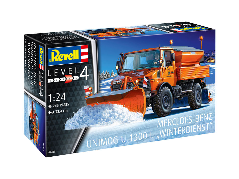Mercedes-Benz Unimog U1300L Winterdienst 1:24 Kit
