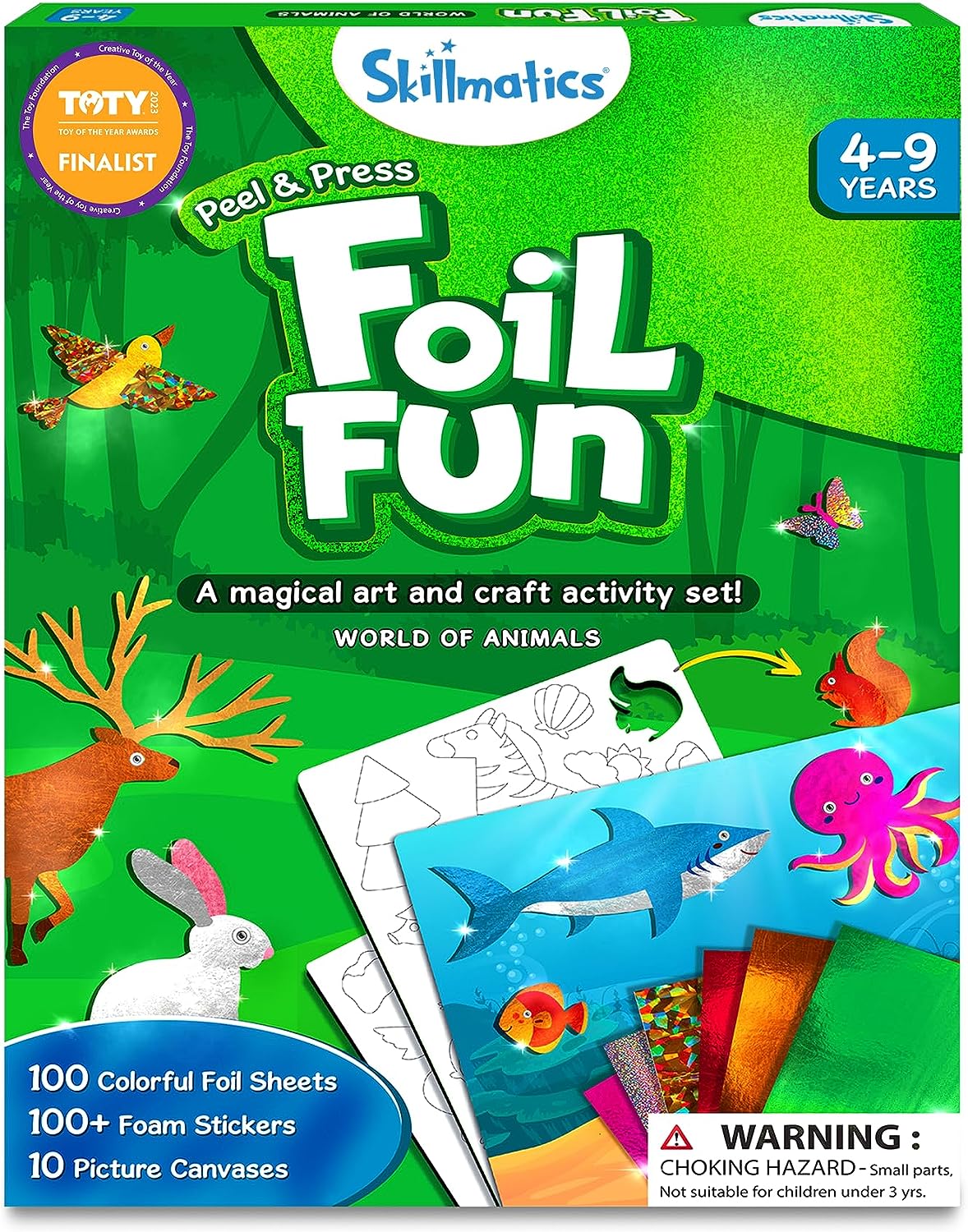 Skillmatics Foil Fun World of Animals