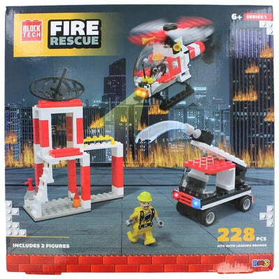 Block Tech Fire Sration 228 Piece Construction Set